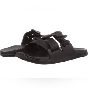 Chaco Chillos Slide Sandal Women’s Black Active Slides Walking Sandals 7